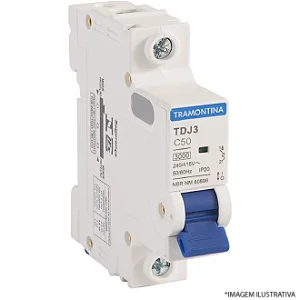 Disjuntor DIN Unipolar TR3KA 1 x 50A Tramontina