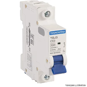 Disjuntor DIN Unipolar TR3KA 1 x 63A Tramontina