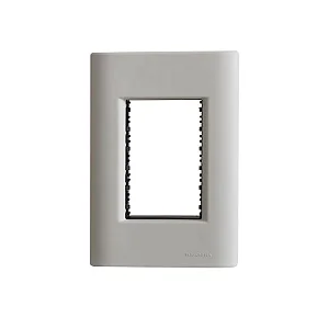 Placa Linha Giz Tramontina 4x2 3 Postos Fendi