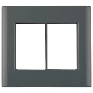 Placa Linha Giz Tramontina 4x4 6 Postos Grafite