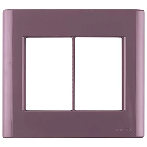 Placa Linha Giz Tramontina 4x4 6 Postos Purpura