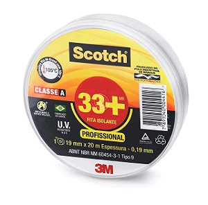 FITA ISOLANTE 3M 19MM X 20MT SCOTCH 33+