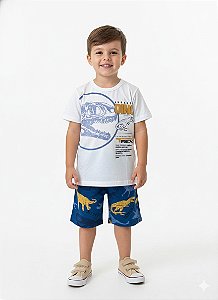 Conjunto Masculino Tamanho 4, 6, 8, 10 Baby Vest Menino