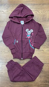 Conjunto Moletom Inverno Feminino WKids Ziper Tamanho 1 Menina