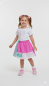 Conjunto Feminino Tamanho 4 Premium Menina