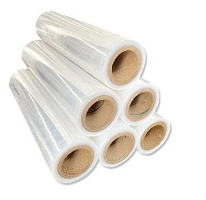 Kit 4 Bobinas Filme Stretch 500x25 - Bobina Com 4 Kg