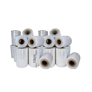 Kit 100 Rolos - Filme Stretch 100mm - Atacado ( Revenda)
