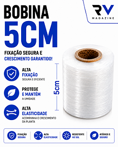 Kit 48 Rolos - Mini Filme Stretch 50mmx0,30 mic