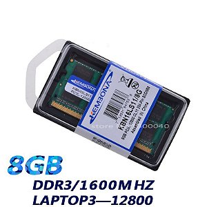 Memória Ram Ddr3 8gb Kembona Kbn16ls11/8