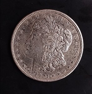 1 Dollar Morgan 1921 D Prata