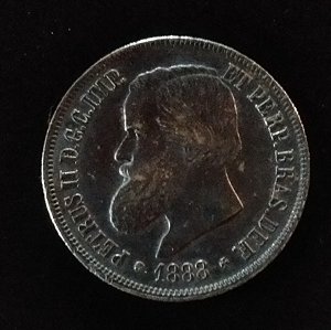 2000 Réis 1888 Prata