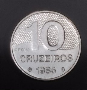 10 Cruzeiros 1985 (Prova)