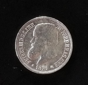 1000 Réis 1876 Prata