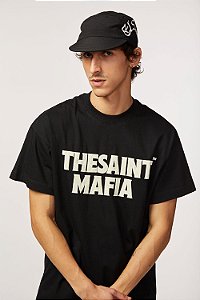 Camiseta Confort The Saint Mafia Godmafia - Preta