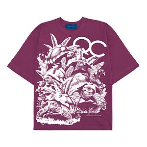 Camiseta Quadro Creations Slow and Steady - Magenta