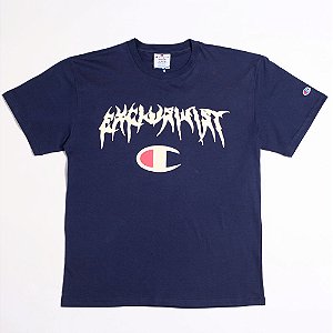 Camiseta Champion x Exclusivist Exgoth - Navy