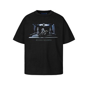Camiseta Quadro Creations Alien Exp Boxy - Preta