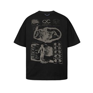Camiseta Quadro Creations Anatomy Boxy - Preta