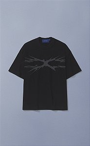 Camiseta Quadro Creations Spikes Boxy - Preto