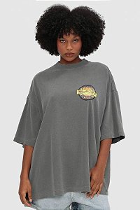 Camiseta Baw New Over Lifestyle - Chumbo