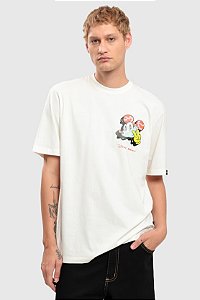 Camiseta Baw x Disney  Regular - Branca