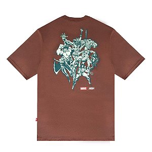 Camiseta High x Marvel Squad - Brown