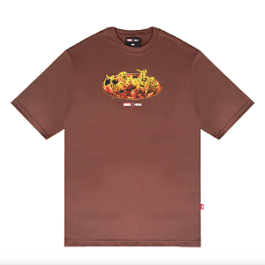 Camiseta High x Marvel Heroes - Brown