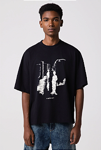 Camiseta The Saint Wide Boxy Shadow - Black
