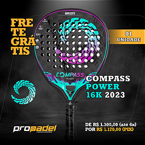 RAQUETE DE PADEL COMPASS POWER 16K CARBON 2023
