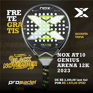 RAQUETE DE PADEL NOX AT10 GENIUS 18K 2023 - Loja Propadel