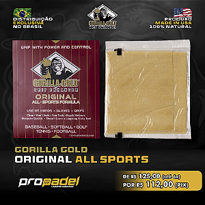 TOALHA GORILLA GOLD - ORIGINAL ALL SPORTS