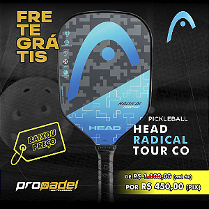 RAQUETE DE PICKLEBALL HEAD RADICAL TOUR CO