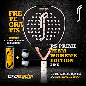 RAQUETE DE PADEL ROBIN SODERLING PRIME TEAM WOMEN’S EDITION – PINK