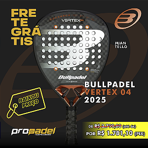 RAQUETE DE PADEL BULLPADEL VERTEX 04 2025 JUAN TELLO