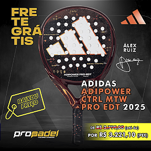 RAQUETE DE PADEL ADIDAS ADIPOWER CTRL MTW PRO EDT 2025 – ÁLEX RUIZ
