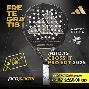 RAQUETE DE PADEL ADIDAS CROSS IT PRO EDT 2025 – MARTITA ORTEGA