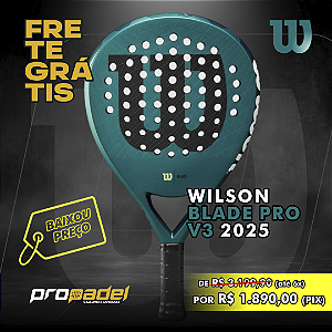 RAQUETE DE PADEL WILSON BLADE PRO V3 2025