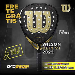 RAQUETE DE PADEL WILSON DEFY V1 2025 - JAVI GARRIDO
