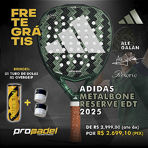 RAQUETE DE PADEL ADIDAS METALBONE RESERVE EDT - ALE GALÁN 2025