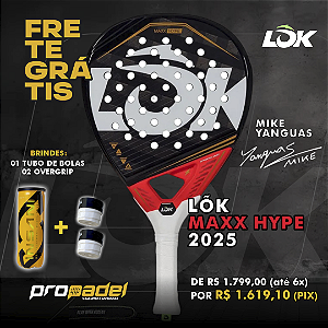 RAQUETE DE PADEL LOK MAXX HYPE MIKE YANGUAS 2025