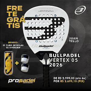 RAQUETE DE PADEL BULLPADEL VERTEX 05 2026 JUAN TELLO