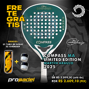 RAQUETE DE PADEL COMPASS MA LIMITED EDITION - MARTÍN ARAÚJO