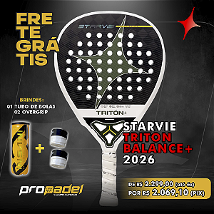 RAQUETE DE PADEL STARVIE TRITÓN BALANCE+ 2026