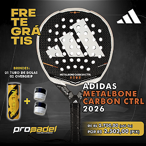 RAQUETE DE PADEL ADIDAS METALBONE CARBON CTRL 2026