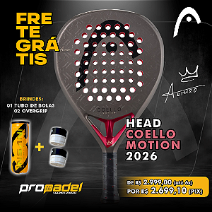 RAQUETE DE PADEL HEAD COELLO MOTION 2026