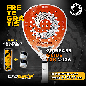 RAQUETE DE PADEL COMPASS GLIDE 12K 2026