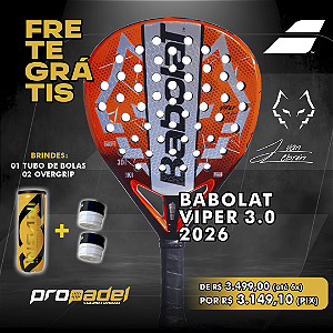 RAQUETE DE PADEL BABOLAT VIPER 3.0 2026 JUAN LEBRÓN