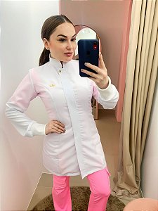 Jaleco Básico Branco Feminino