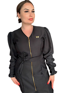 Jaleco Lua Preto