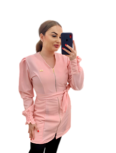Jaleco Lua Rosa Argento